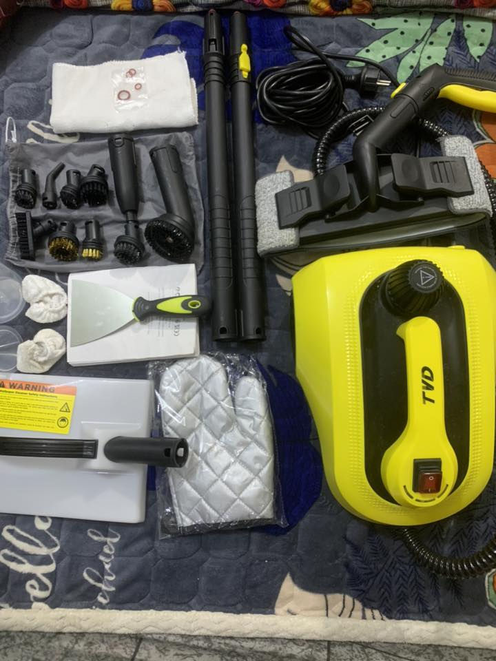 جهاز التنظيف بالبخار هو المنتج الموضح في الصورة، وهو منظف بخاري طراز TVD SW608-A.
يوفر ما يصل إلى 50 دقيقة من التنظيف المستمر بالبخار.
مزود بسلك طاقة طويل بطول 5 أمتار وخرطوم بخار بطول 145 سم.
يتميز بسهولة التشغيل عبر الزناد مع قفل أمان للبخار.


**إذا كنت صاحب هذا الإعلان وتريد حذفه لأي سبب، رجاءا أرسل رسالة إلى الدعم الفني**