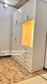 شوفو الابداع تم تفصال حسب الطلب كنتور مزدوج مع ميز تواليت  مع سرير نفر...