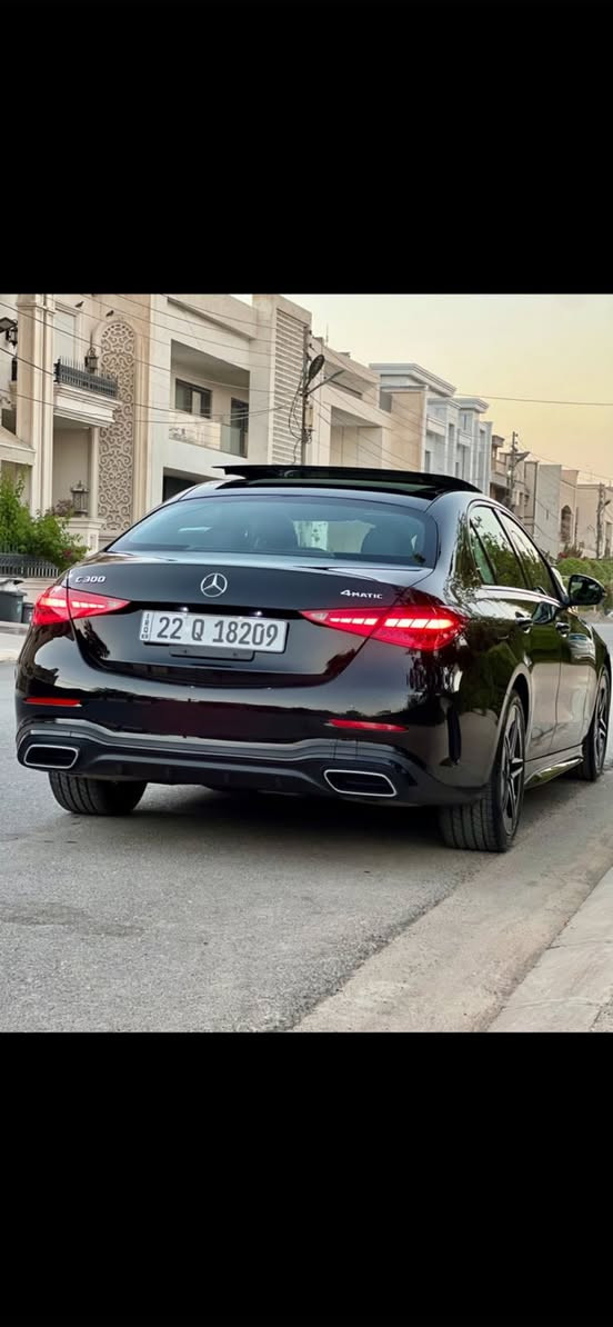 بسعر مناسب اكتب اي تعليق يوصلك السعر على الخاص
مرسيدس C300 🐎
 الموديل: 2023
السيارة مغلفة بالكامل PPF
بيها كتاب تظليل بالسنوية 
حادث (كلين بدون اي ضرر فقط سرقة مقاعد الامامية ) صور امريكا مرفقة بالمنشور
📍مرقم جاهز رقم اربيل تحويل او وكالة  

 • المواصفات:
 • فتحة سقف بانوراما 
 • خمس كاميرات
 • رادارات محيطيه
 •فورماتيك
 • داخل اس كلاس
 • اللون الخارجي: اسود
 • الداخلية: مشمشي
 • مقاعد amg جي كلاس
 • ماشية:30 الف 
 • محرك 4 سلندر تيربو – اقتصادي وقوي
 • بصمة أبواب
 • تسخين كراسي أمامية
 • شحن وايرلس 
 • انطمة قيادة (eco,comfort,sport,sport+,individual)
 • نظام حفظ وضعيات الكراسي (Memory Seats)
 • كراسي كهرباء
 • مرايات كهربائية تطوي
 • رادار بالمري
 • ستيرن تدفئة
 • تحكم ستيرن وقيادة ذاتية
 • شاشة كبيرة ايباد 
 • نظام ملاحة (Navigation)
‏ • Apple CarPlay & Android Auto
 • نظام صوتي Burmester
 • إنارة داخلية ملونة (Ambient Lighting)
 • نظام مراقبة النقطة العمياء
 • رادار أمامي – تنبيه تصادم
 • نظام تتبع المسار / تنبيه الخروج من المسار
 • كاميرات 360 درجة + حساسات أمامية وخلفية
 • كشافات LED أصلية
 • تبديل ناعم – كير قوي
 • السيارة نظيفة كلش
 •   $ 38.000 
* مكان السيارة بغداد 
* للاستفسار: ***********
