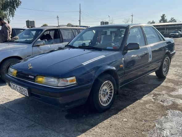 سلام وعليكم سياره مازده البيع موديل 1987 رقم سليمانيه دولي  شرط التحويل سياره لا ضربه الخياس كلها بلادي مجرد صبغ جماليه من الجراد أربع تايرات جدد كهربائيات كلها شغاله مانقصها اي شي سياره خير من الله سعرها 45 وبي مجال قليل رقم موبايل ***********
