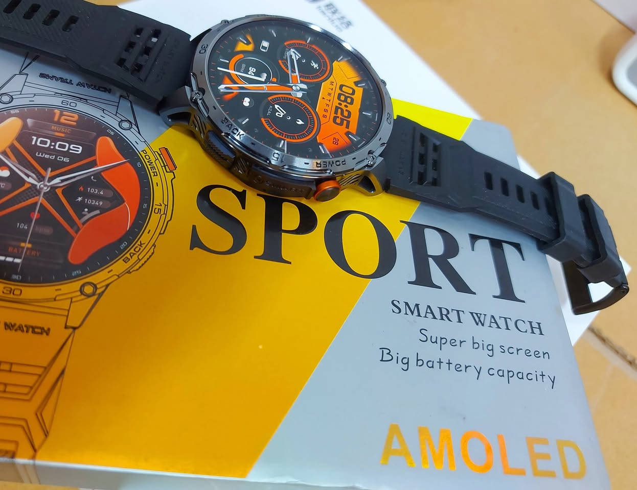 ساعة سبورت معروف هذا الموديل فول مواصفات شاشة كبيرة اموليد حقيقي بطارية جبيرة لايت اتصال فول اشعارات الحجز خاص


**إذا كنت صاحب هذا الإعلان وتريد حذفه لأي سبب، رجاءا أرسل رسالة إلى الدعم الفني**