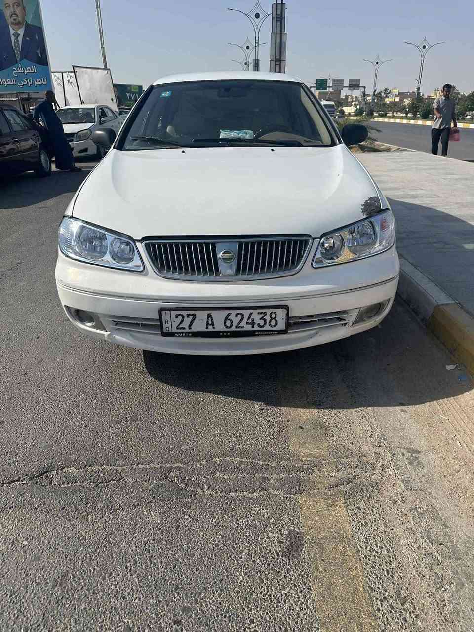 السلام عليكم نيسان صني ياباني موديل 2007 السياره مكفوله بس جاملق مبدل بدونضرار سياره بسمي سنويه 230 مداور ثاني يوم  السعر 70مكاني الناصرية والستفسار اكثر ***********
