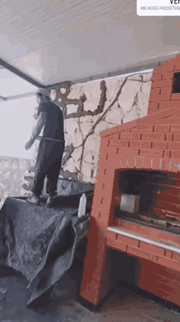 لبناء الحجر اساس هيكل شريان ممرات اسيجه تطبيك الارضيات وكافه انواع الع...