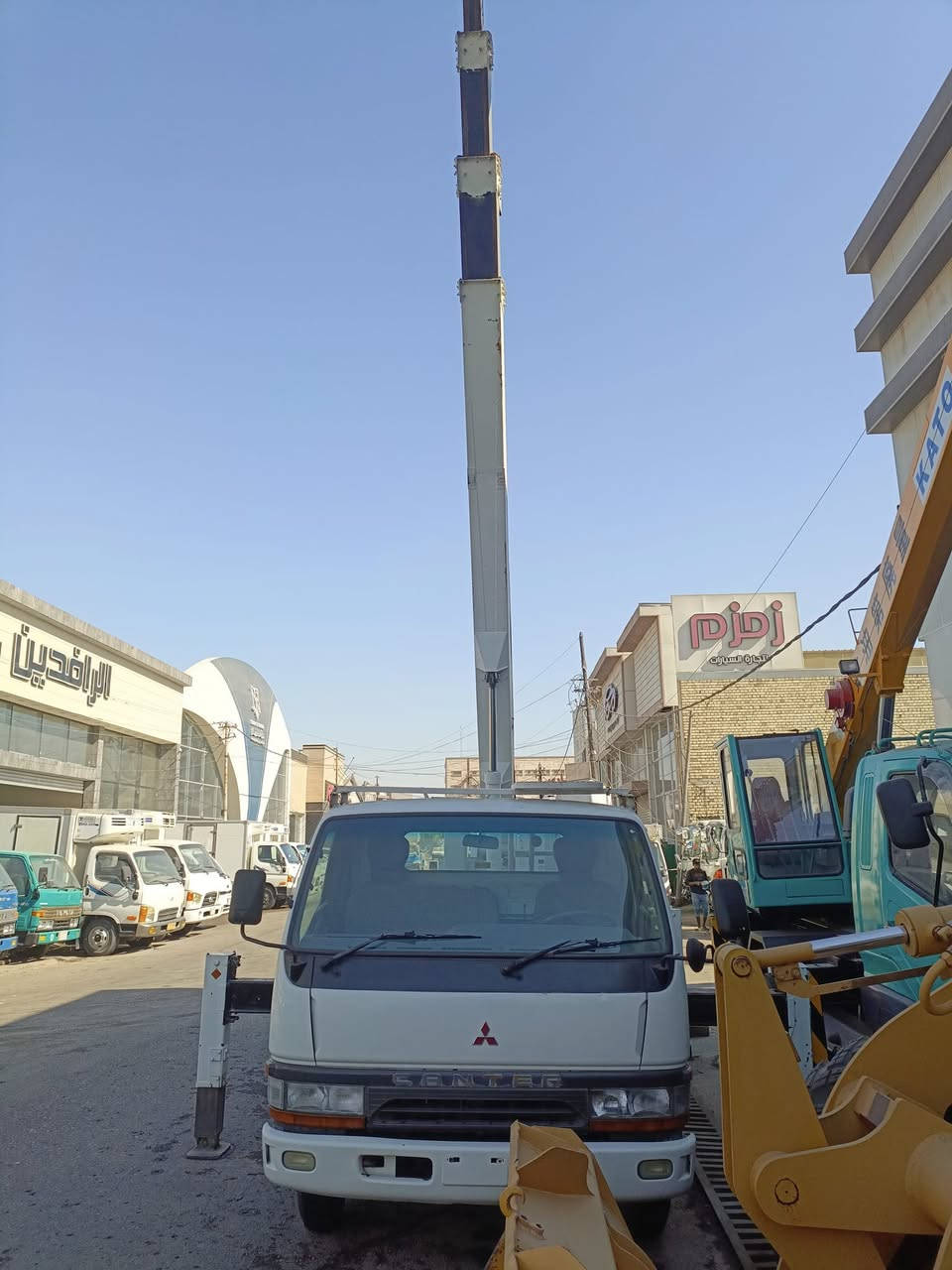 سلام عليكم 
باسكت مسيبوشي كنتر 
موديل 2020 
ارتفاع 22 متر 
مكينة 4 سلندر 
دخول جديد 
العنوان 📌
بغداد-معارض النهضة - شركة الخير لمعدات الثقيلة 
***********
