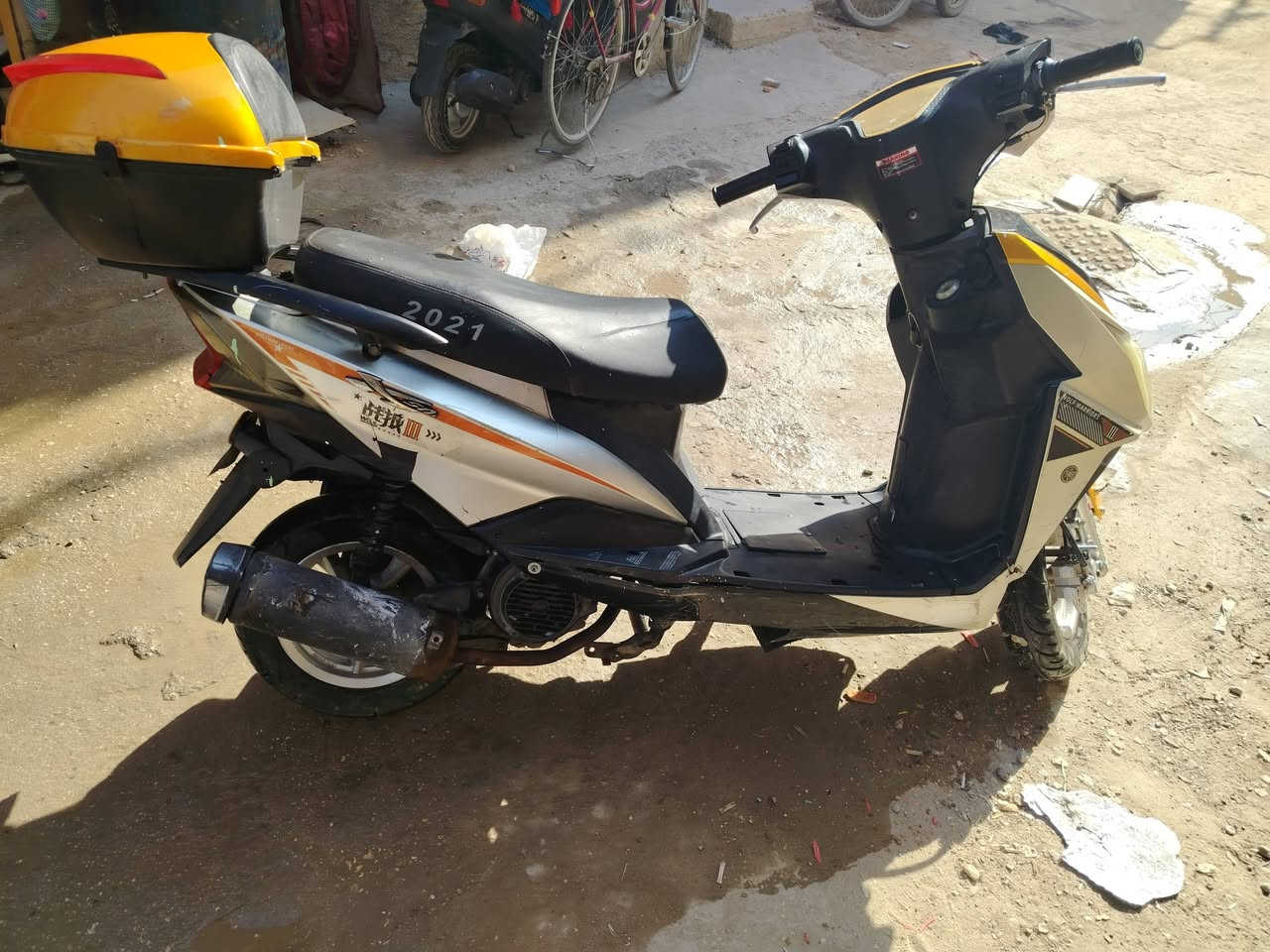 دراجه للبيع كربلاء موديل 2021 شغلة سلف هندر كاملة سعر 300 ***********
