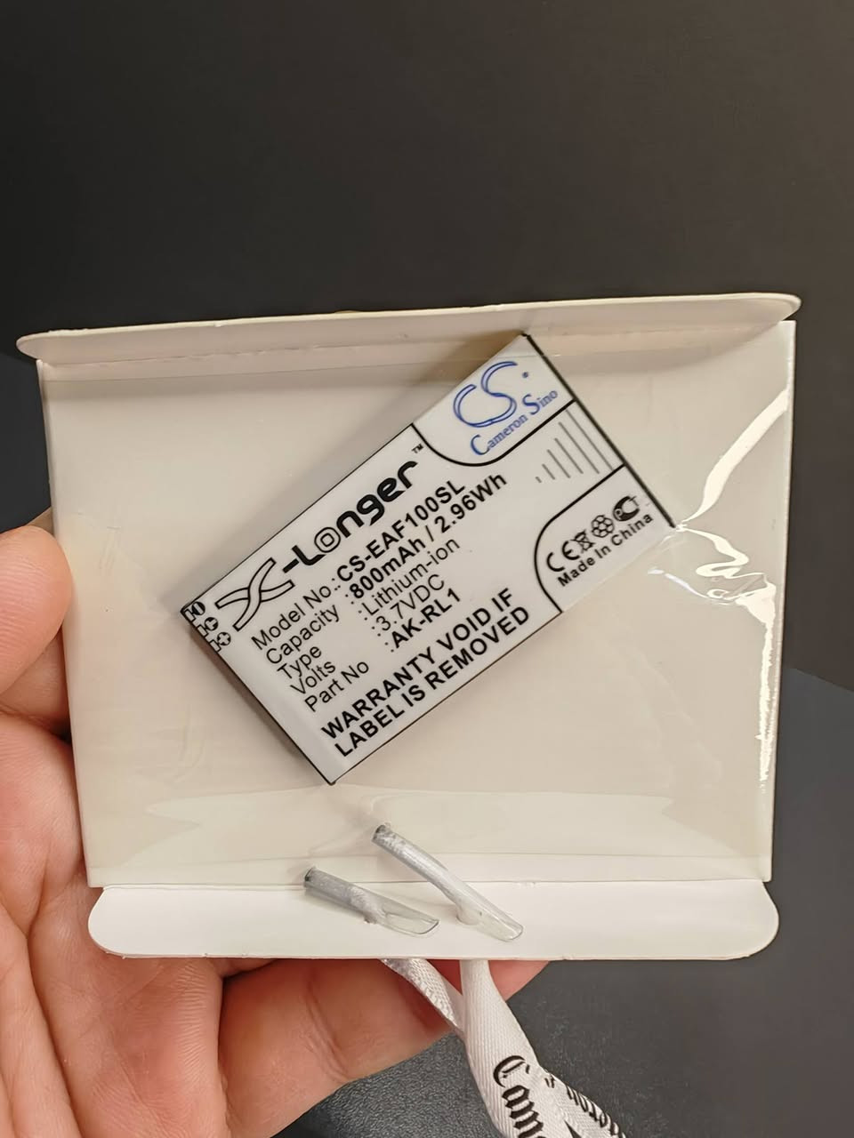 سعر القطعة 5 الاف، بطاريات ليثيوم 3.7V، سعة 800 ملي امبير، متوفر 3 قطع
يوجد توصيل لجميع المحافظات ***********
