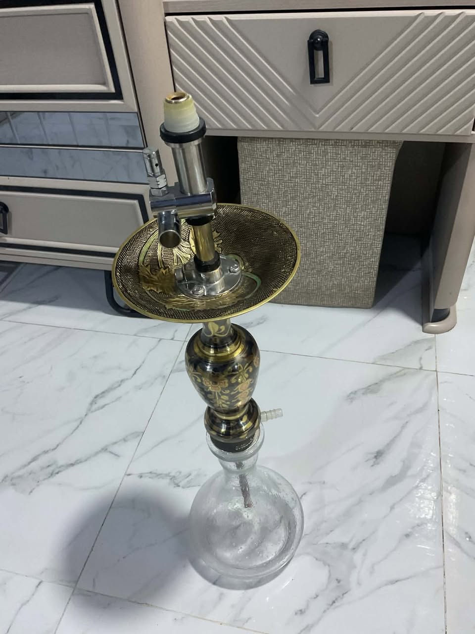 نركيلة طه للبيع 
حيل نضيفة مستخدمة شي قليل
سعر 80 ومجال جيتك 
*********** موصل ايسر
