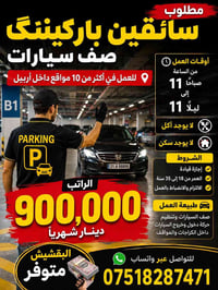 سائق باركينگ • أربيل • رخصة قيادة