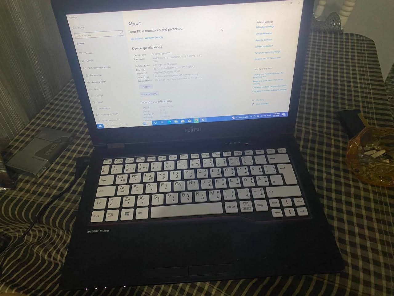 لابتوب للبيع
جيل 6 كور اي 5 

رام 8 كيكا

هارد 256 كيكا

كرت شاشة داخلي 4 كيكا

بطارية متوسطة العمر 

السعر  200 الف مع توصيل 

يخدم المكاتب استنساخ 

يشغل اليستريتور وكورل درو وفوتوشوب الحديث لان معالجة قوية

مواصفاتة بالصور

حجمه صغير جهاز خفيف

ويا جنطة وشاحنتة غير مخصص للالعاب فقط للتصميم


**إذا كنت صاحب هذا الإعلان وتريد حذفه لأي سبب، رجاءا أرسل رسالة إلى الدعم الفني**