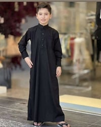 دشداشه • اسود فحم • قطعة ١٥