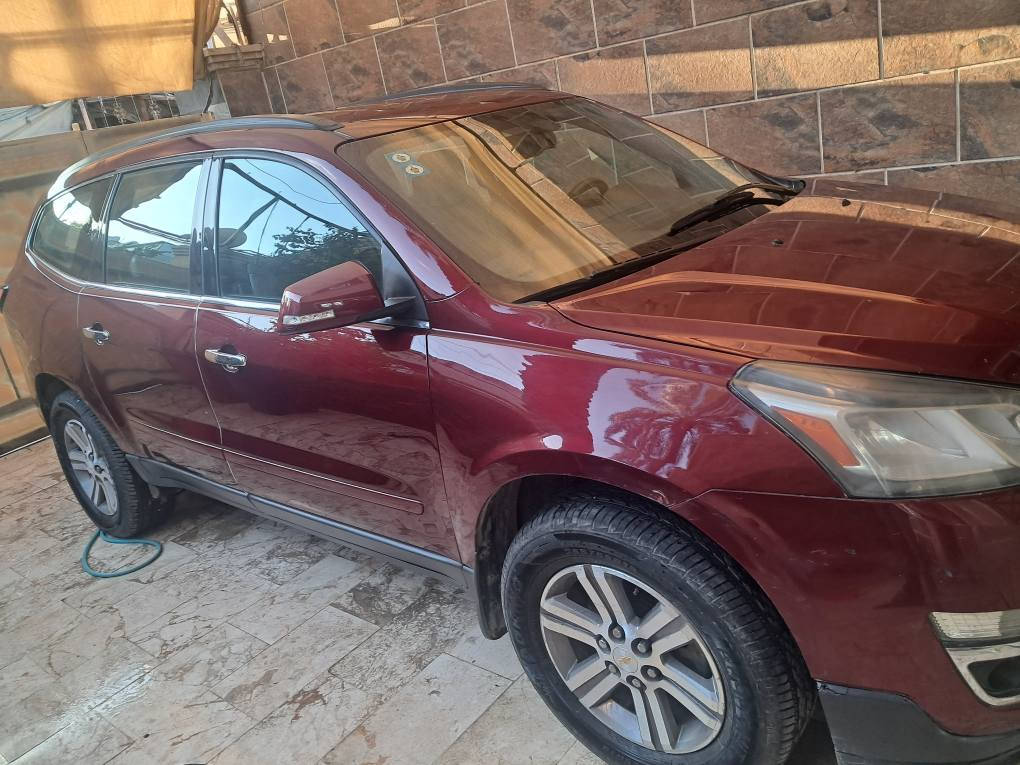 شوفرليت ترافرس موديل٢٠١٧ محرك وكير بلاد ٣٦٠٠
 حدادياتها جاهزه تخم تاير جديد تبريد شغال ٣قطع صبغ جاملغات لاماميه وبنيد سياره جاهزه رقم بغداد دولي بسمي مكاني بغداد رقمي *********** بغداد, العراق
