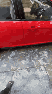 فورد فوكس 2016 وارد امريكي ، كلين داخله للعراق وصار بيه هذا الحادث بلع...