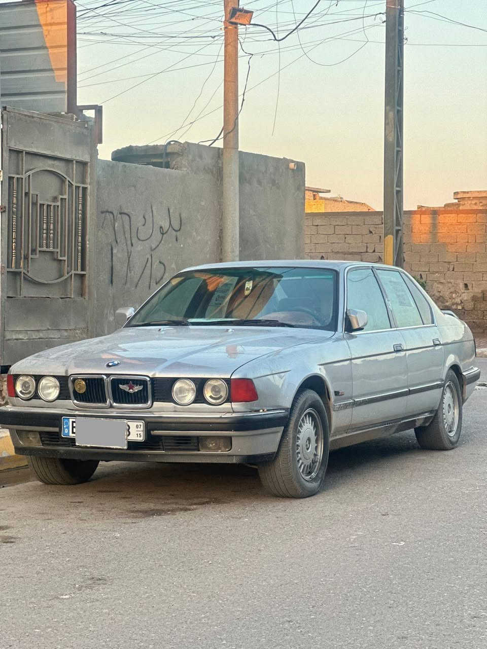 للبيع
بي أم دبليو 735 /v6
موديل ٩١ اصل 
سياره مكفوله من كلشي 
تبريدها شغال واي نقص مابيها مصبوغه عام للجماليه فقط واي ظربه مابيها  سنويه بأسمي ثاني يوم تحول رقمها أنبار  ومكانها الفلوجه الاستفسار اكثر الاتصال ع الرقم ***********
