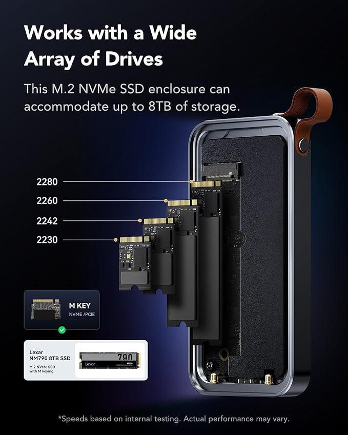 السلام عليكم
متوفر هارد Lexar M.2 2TB مع راك Lexar E750


**إذا كنت صاحب هذا الإعلان وتريد حذفه لأي سبب، رجاءا أرسل رسالة إلى الدعم الفني**