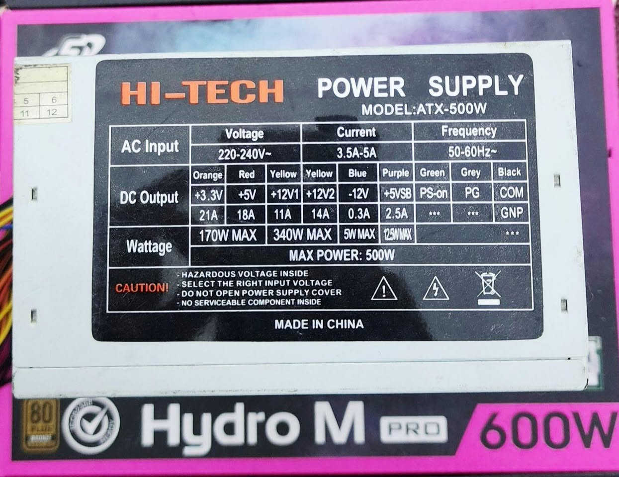 باور سبلاي ابو كلب 500 واط مبي منفذ طاقة للكرت لذلك يفيد فحص او لتجميعة كرتها GTX 1050TI او غيرهن من كروت مبيهن منفذ طاقة 

20 الف وبي مجال بغداد, العراق


**إذا كنت صاحب هذا الإعلان وتريد حذفه لأي سبب، رجاءا أرسل رسالة إلى الدعم الفني**