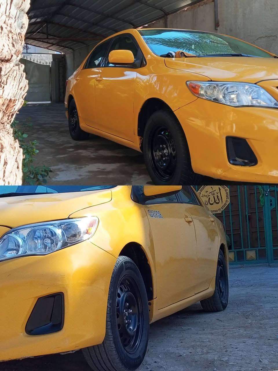اسلام عليكم كورولا موديل 13 
حادث جاملغ أمامي مبدل وبيها بالعراق بالباب الخلفي مبدل 
هزه رقم بابل بسمي مشروع وطني نكليزي 
تبريد حداديه تخم تاير باتري جديد 
شاشه تحكم جهتين دوشه عامه 
السعر 115وبيها مجال 
***********
***********
