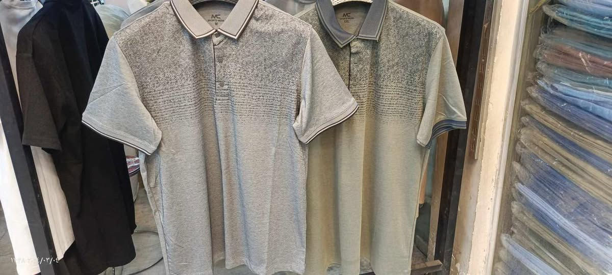 محلات احمد الحنين 
تيشريت ماركة maccaliالخامة درجه اولى ماستر 
قياس M L L XL XXL  سبرية ٥ قطع 
شورجة عمارة الرصافي ٢ سرداب اول محل يمنه 
***********
