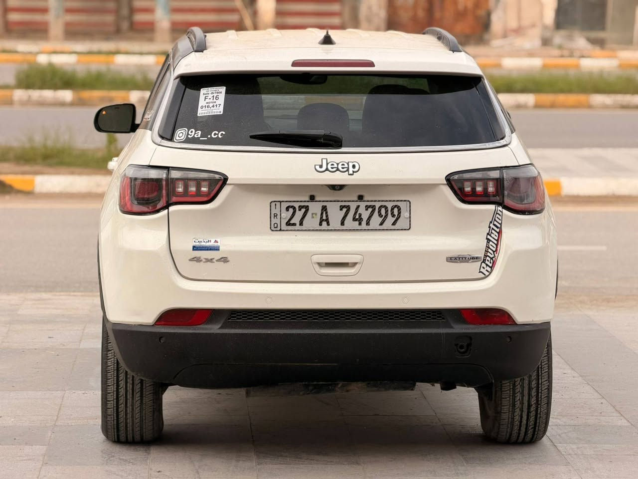 السلام عليكم
جيب كومباس 2018 حرة بسمي رقم جديد وارد امريكي بيهة جاملغ وبنيد ورش صبغ قليل مكينة 2400 كاميرا دوارة شاشة كبيرة تحكم ستيرن بصمة تشغيل بصمة ابواب السيارة جاهزة گير مكينة حدادية تبريد  مكاني الناصرية السعر 108   
الرقم ***********
