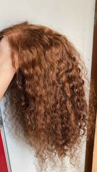 باروكة شعر • طبيعي ١٠٠٪ • كيرلي