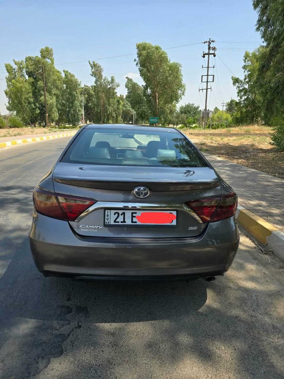كامري 2017 وارد امريكي 
رقم سليمانية  سنوية ورقم جديد لحد2031شرط تحويل 
مواصـــفات SE
محرك 4سلندر   مواصفات SE
فحص صونر موجود ويا صورة  
سيارة جاهز  برغي  نقص کلها شرط
السعر 146ورقة وبيها مجال بسيط
مكان طوز خورماتو
***********
*********** طوز, صلاح الدين
