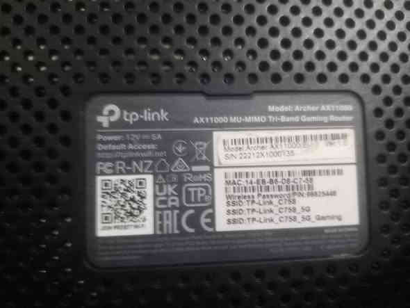 راوتر كيمنك  TP_LINK  للبيع
AX 11000

Wi fi 6

ألسعر   ٣٠٠  ألف 

متوفر توصيل لكل محافظات العراق 

واتساب  ***********
