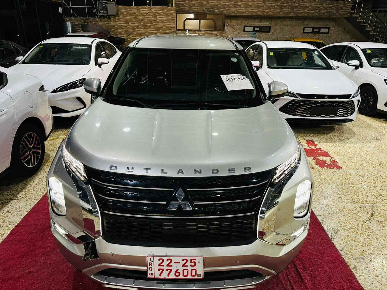 🔴(فرع كركوك) 

🟢Mitsubishi Outlander 2024 SE 🟢

حجم المحرك 4 (2.5L) 

عداد المسافة 7251 mile

🔴(السعر/18500 $)

🔴المواصفات :

بصمة تشغيل
بصمة ابواب
المرايات شفط  
كاميرات محيطية
رادار امامي (تحديد مسار)
رادار جانبي (نقاط عمياء)
رادار خلفي (تحذير من الاصطدام)
تبريد قطعتين لمس
تحكم وضعيات القيادة...Drive Modes 
كشنات قماش وجلد+تحكم كهربائي 
شفتات + تحكمات استيرن
استيرن تدفئة  
هاند بريك بصمة
اوتو هولد Auto Hold
مانع انزلاق+ABS
شاشة كبيرة لمس+كاميرا
حساسات خلفية
منافذ AUX+USB
وبقية المواصفات المعروفة

🔴(العنوان/كركوك شارع المعارض)
                - - - - - - - - - - - - - - - - - 

🔴للاتصال/

فيصل
***********

محمد
***********
