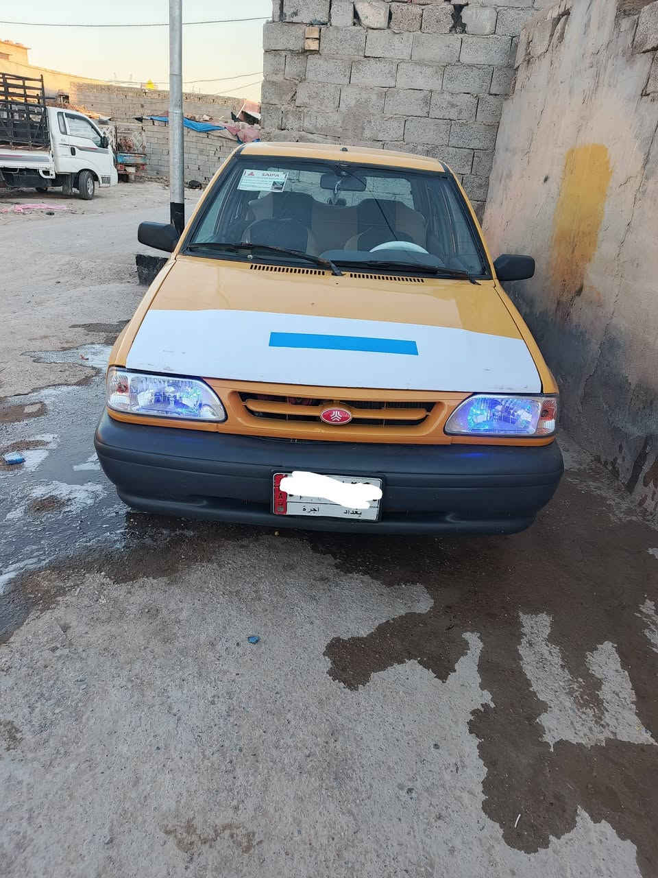 السلام عليكم سياره موديل 12تخم تايرجديد حداديه جديده السنويه لل27 مكاني بغداد لسعر (27)لهاتف***********
