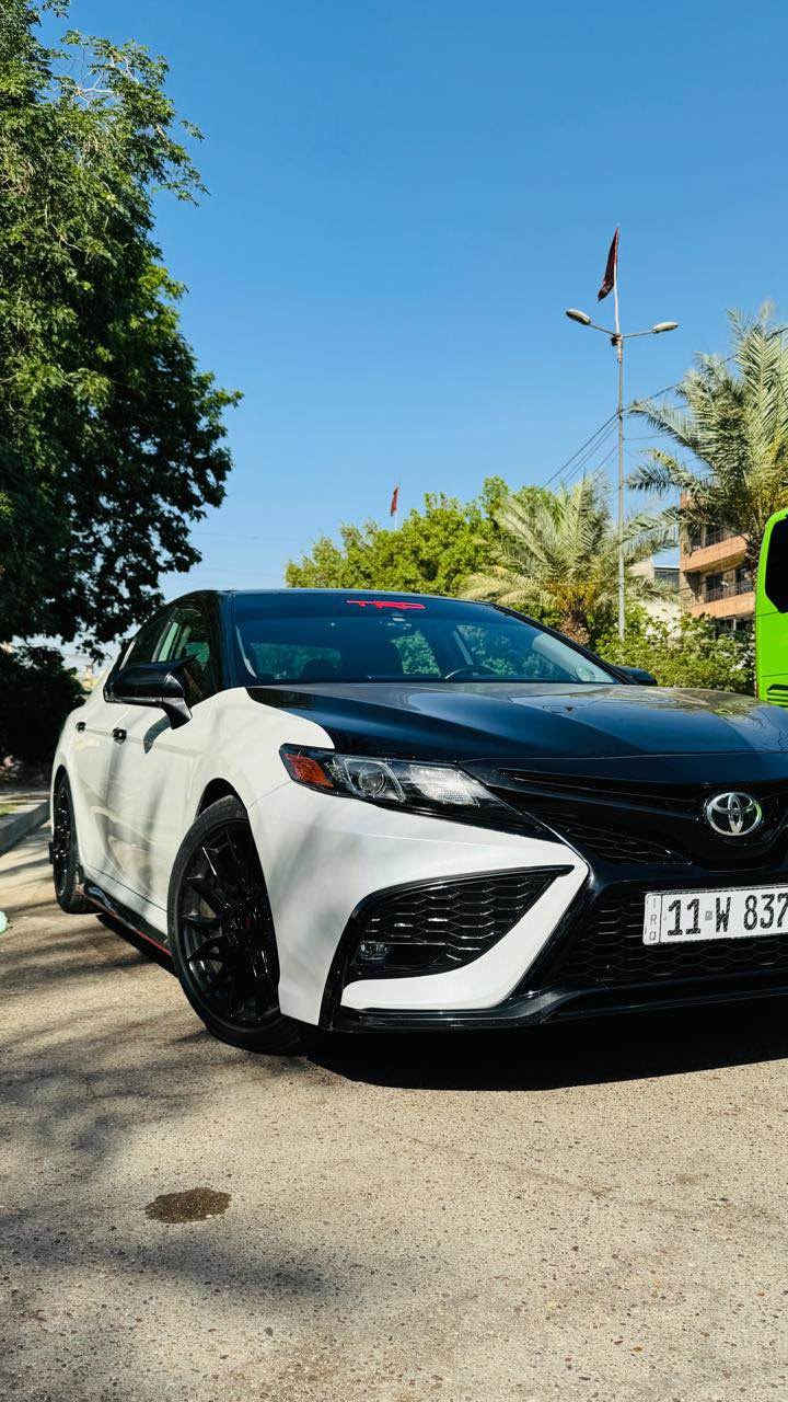 Toyota Camry TRD 2022
بيع او مراوس 
v6 3500cc 
رقم بغداد بسمي 
موصفات الTRD معروفه
لون ابيض سقف اسود
ماشي. 46الف مايل
كشنات مطرزة TRD
اكزوزت TRD
سستم صوت JBL دمام
بيها 4 قطع صبغ 
السعر 185$ بيها مجال بسيط 
بغداد السيديه 
*********** بغداد, العراق
