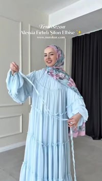 فستان شيفون • مبطن ايطالي • مقاسات ٣٨-٤٨