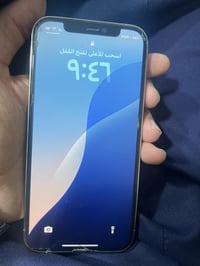 جهاز آيفون ١٢برو فقط  ذاكره ١٢٨ بطارية ٨٠ الجهاز على وضع الشركة كلشي م...