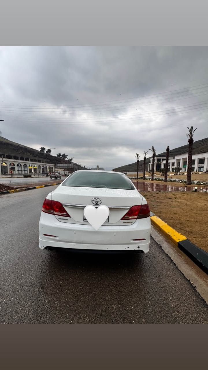 تيوتا وريون 2008 اراوس حسب قناعه

محرك 6 سلندر افلون ماكينه مبدل جديد 

طخم جديد اربع وياله واربع طائرات جديد 

سياره بلا دعم ثلاث قطع للجماليه الصبغ السياره من شركه بيدنا لهسه دبل سويتش ماشي 250 كيلو متر عليها غرامه 38 ورقه انزل من السعر سياره وضع شركه مكان زاخو 

سعر 115ورقه شويه مجال 

*********** زاخو, دهوك
