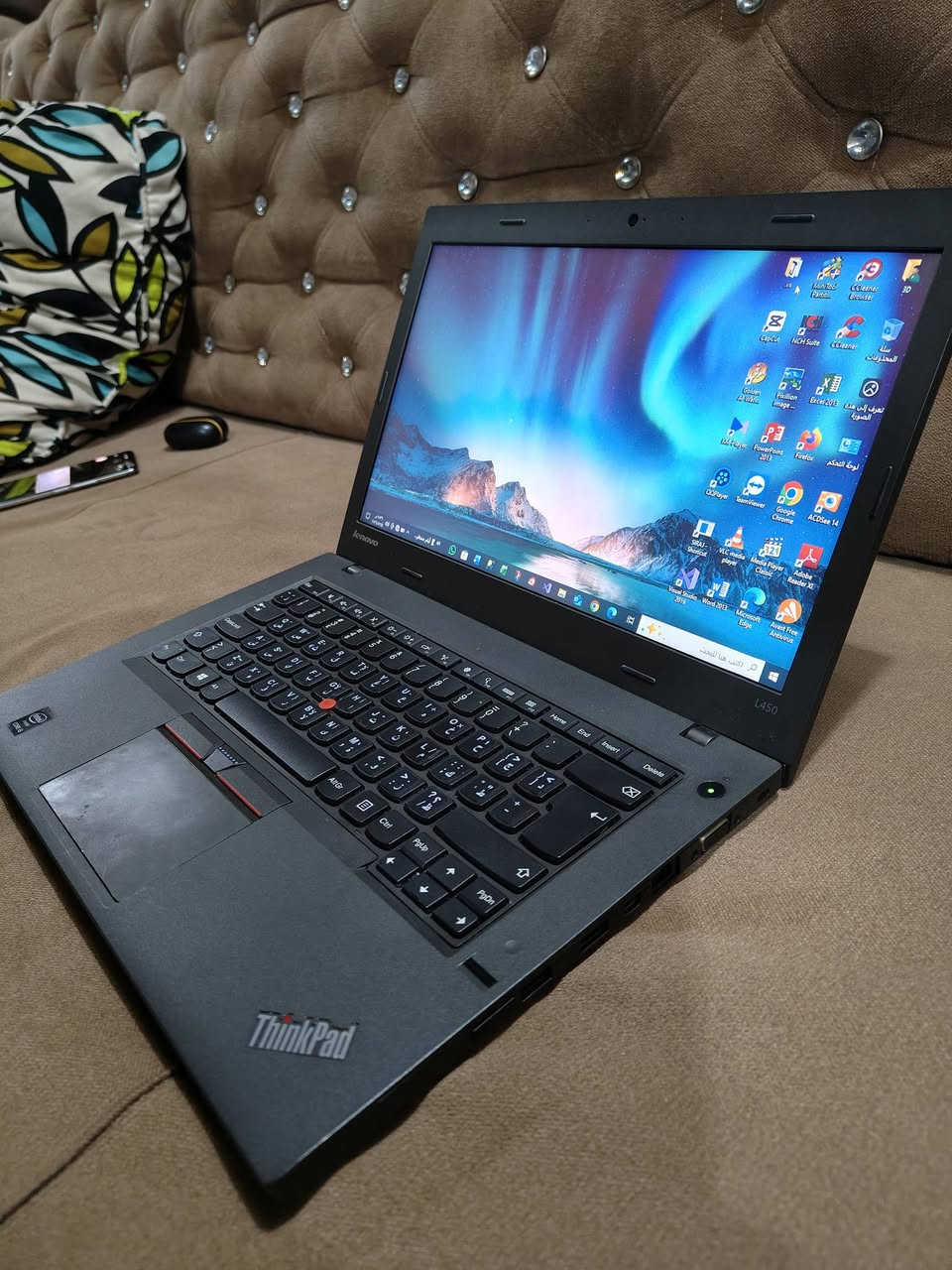 لابتوب lenovo للبيع
معالج كور 5 جيل الخامس

هارد 256 ssd

رام 8 كيكا

بطاريه جيده ساعه ونصف استخدام

حجم شاشه 14.5

نظافه 99%

ملحقات ماوس + شاحنه فقط

***********
