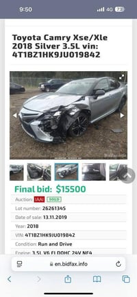 للبيع كامري 2018 xse v6 رقم بغداد جاملغ وبنيد تبديل بدون صبغ فول مواصف...