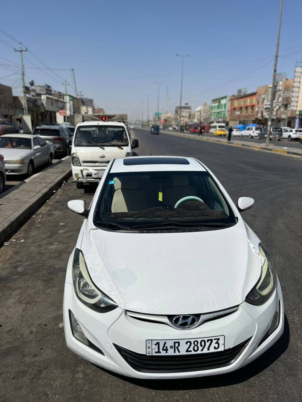 السلام عليكم النترا 15 خليجي فول مواصفات ما عدا البصمه محرك 1800 كفاله من الضربه والمعجون فقط رشت صبغ خشم البنيد ودحجه بالدوسه من جهت العبري واضحه بالصوره
+تكشير بالصبغ بسيط
***********
