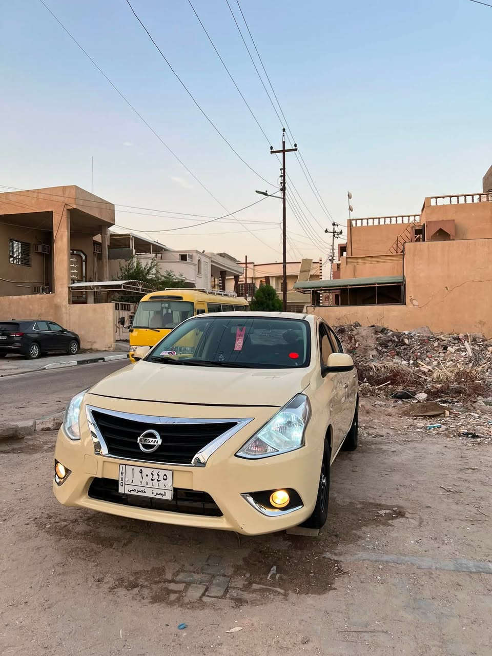 نيسان صني هندي
نيسان صني 2014 
سياره بيها صبغ عام 
نصبغت اثر دحجات ونصبغت 
سياره مكينه كير تبريد كله كفاله 
البصره التحسينية 
***********
السعر75 وبيها مجال
