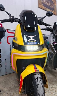 دراجه  HUODi الحديثه ملف 2500 بطارية 50 امبير  72فولت  شلعه وانطلاقه ق...