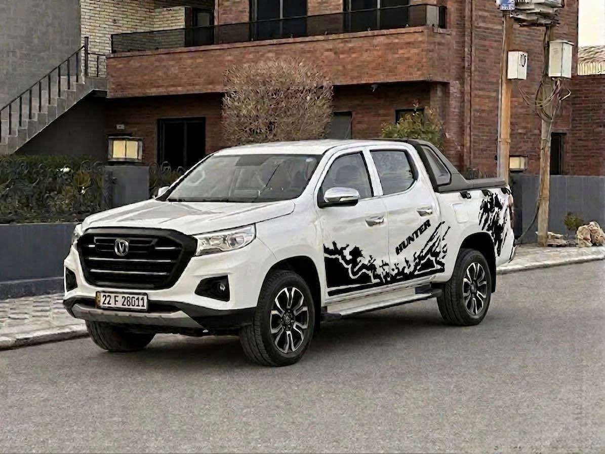 شانجان هانتر 2024 Changan Hunter 4X4
 واتساب ***********
 رقم اربيل تحويل مباشر فول مواصفات فورویل
ضمان شرکە البخيت السيارة بحالة ممتازة
محرك 2400 تيربو فور ويل 4x4 
السيارة اقتصاديه جداً بدون دوانز تستخدم بانزين عادي  
بصمة تشغيل وابواب وتشغيل عن بعد 
شاشة كبيرة و كاميرة 360 
المقاعد كهرباء متعدده نظام القيادة تحكمات استيرن 
جهتين تبريد امامي خلفي 
بدون صبغ بس بيها pdr ضغير
السعر 178 ورقة و مجال
changan hunter 4X4 شانجان هنتر پیکاب 2024 
ئۆتۆماتیک دەبڵ اکسل یەک دەستە 
سفر و زەمانی شەریکەی البخیت فول مواسفات مکینە 24 
بەسمە شاشە کامیرا 360 هەموو لاکان حساس 
گێر و مکینە قەزافی مستەربوشی
دوو کوشن کارەبا ویلکەپ 
هەمووی بەشەرتە بێ بۆیاغ بەس دوو پی دی اری بچووکی هەیە
سعر 178 وەرەقە و مجال 
*********** واتساب أربيل, العراق
