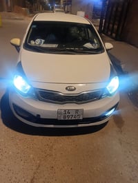 كيا ريو 2014 وارد خليجي  تبريد مكينة كير كفالة  بيها ضربة بالجاملغ الا...