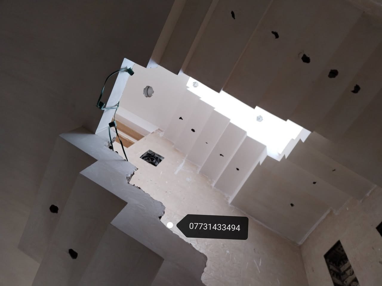 سلام عليكم خلفه جص وبورك شغل درجه وله مصاطر ***********
