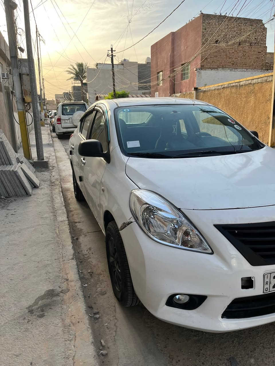 السلام عليكم
نيسان سني هندي 2013
رقم ديالى انكليزي مشروع وطني 
سنوية باسمي بغاية 2031
مصفرة غرامات هزة جديدة 
كير عادي 
صبغ عام
كير ومحرك مكفول 
حدادية خلفي وامامي جديد 
السعر 59 وبيها مجال 
مكاني بغداد الزعفرانية 
***********
