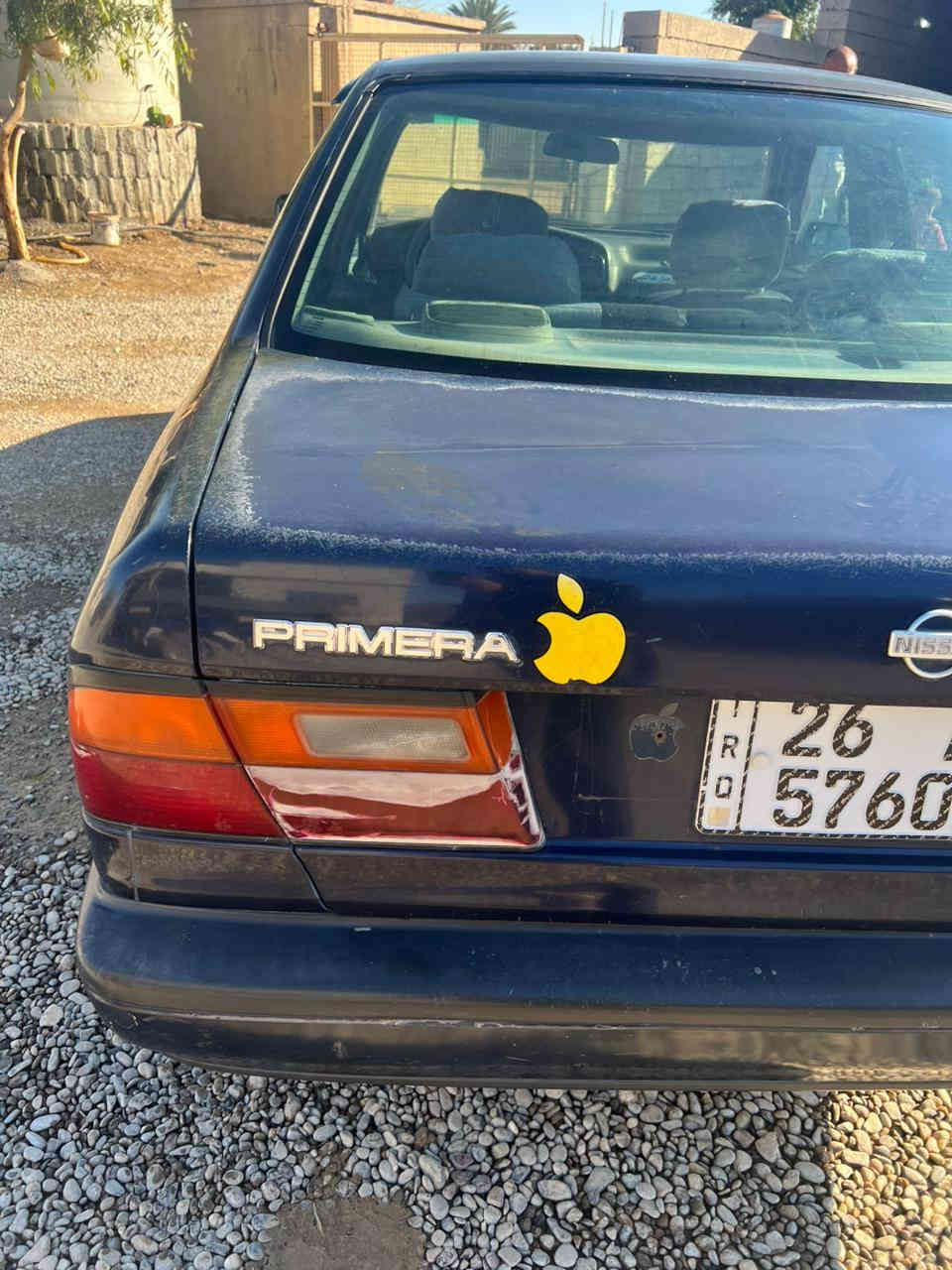 نيسان برايمره 16 موديل 92
محرك 16 
سنويه بأسمي ل2030
هزة جديدة
صبغ شركة
 رقم صلاح الدين
دوشمة جديدة
السياره توصلك البصرة
ماعليها حجي مال جناي 
السعر المطلوب 38 .بيها مجال قليل
الرقم ***********
الموقع شريعة
