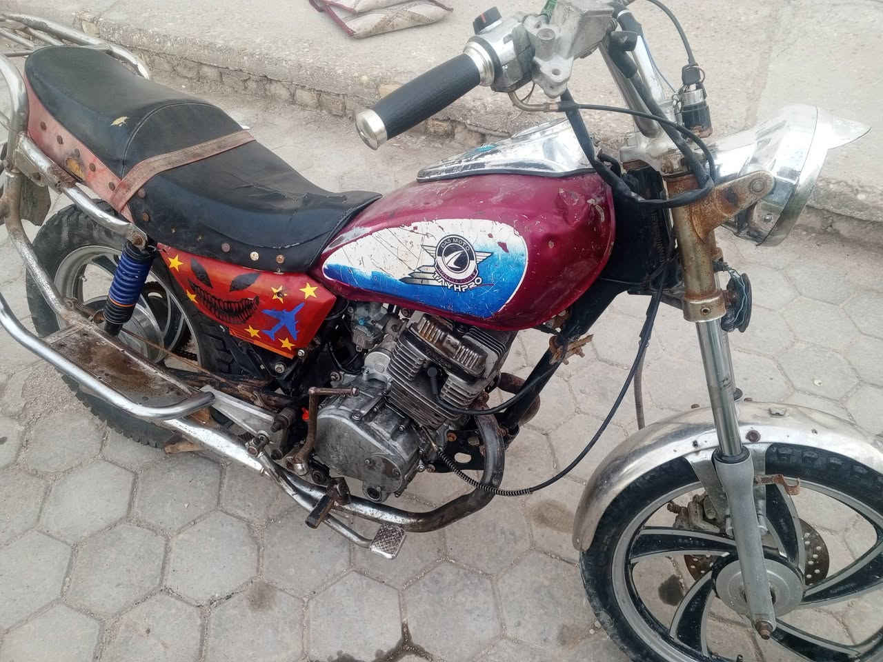 جونده كلك كلك مكينه مجفته الاصليه وعينه وكلجات قبل يومين سويتهن تواير نضيفه دبلات نضيفه باتري جديد كهربائيات كله شغاله هورن لايت سلف جديد ساعه نمر جديده نكره سلف السعر 250 وبيه مجال الخاص مفتوح *********** مكان الرميثه
