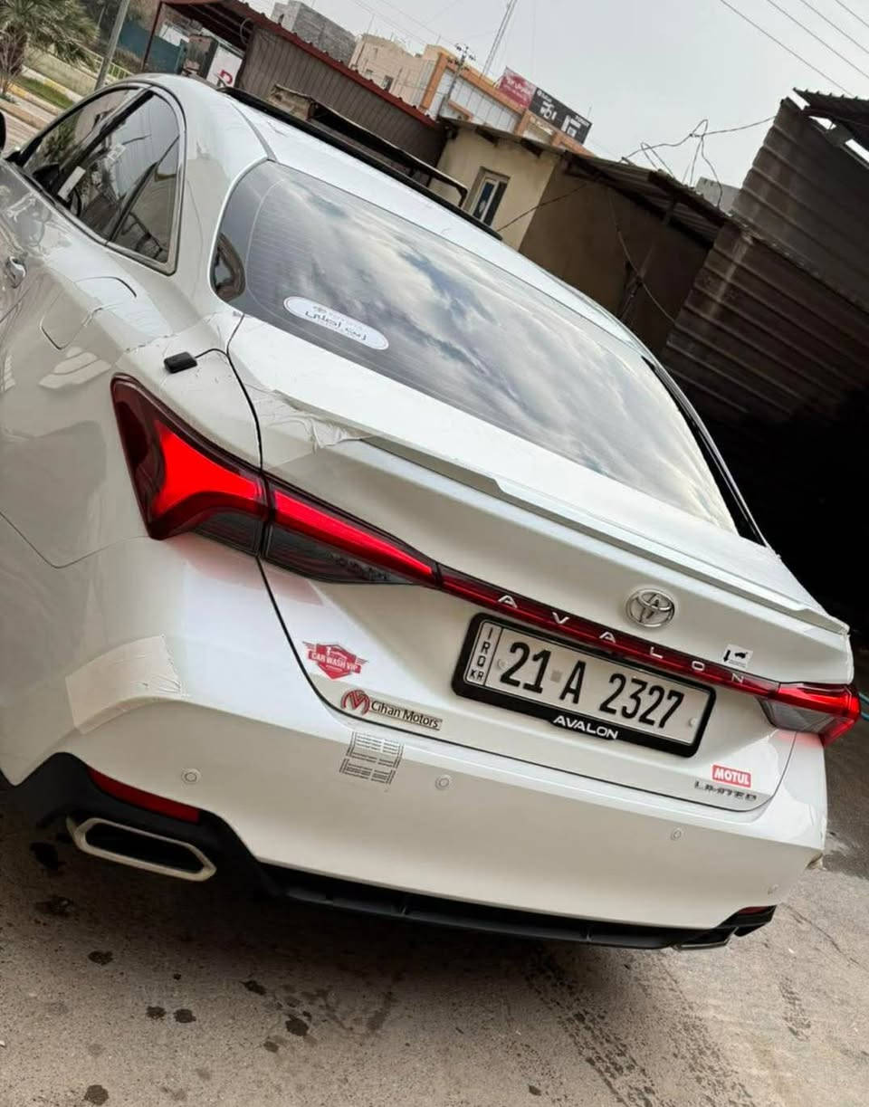 ✅تويوتا افلون
✅ خليجي موديل 2020
✅ صفر شركة جيهان 
✅ محرك 6 سلندر 3500 
✅السيارة مكفولة كفالة عامة
✅ ماشية 72000 
✅مواصفات السيارة 
✅سلايد روف 
✅بصمه تشغيل 
✅بصمه ابواب 
✅ رادار امامي جانبي
✅ تحديد مسار الشارع
✅ ثلاث انظمة قيادة
✅ اوتو هولد
✅ اشارة ترحيب لكزز
✅ شاشة جبيرة
✅ دواخل اصفر بلاد 
✅تخم تاير برجستون شركة
✅ ويل لمتدد.. 
✅ بك لايت لمتد
✅ شركة مصابيح ال اي دي
✅  شحن واير ليس
✅سبير منازل 
✅ ***********
