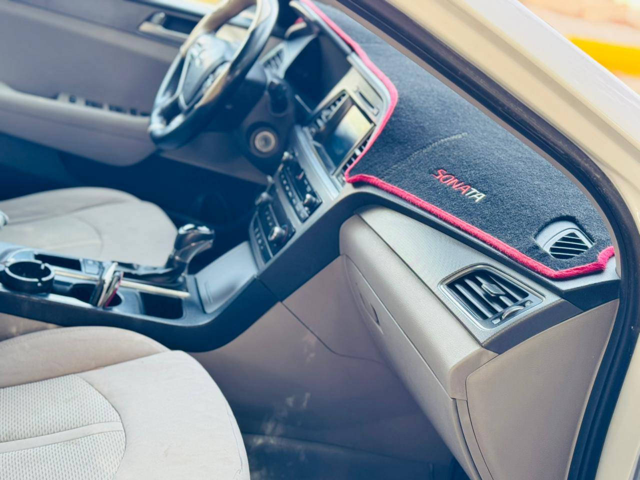 سوناته 2016 وارد امريكي السعر 108 وبيها مجال لاستفسار ***********حادثها بنيد وشويه من الچاملغ بدون ضرر داخلي والباقي كفاله مواصفات دواخل بيجي تحكم ستيرن كامره شاشه انضمه قياده محرك 2400 السياره جاهزه محرك گير حداديه تخم تاير اي نقص ما بيها رقم بابل مشروع وطني تحويل مباشر مكاني كربلاء
