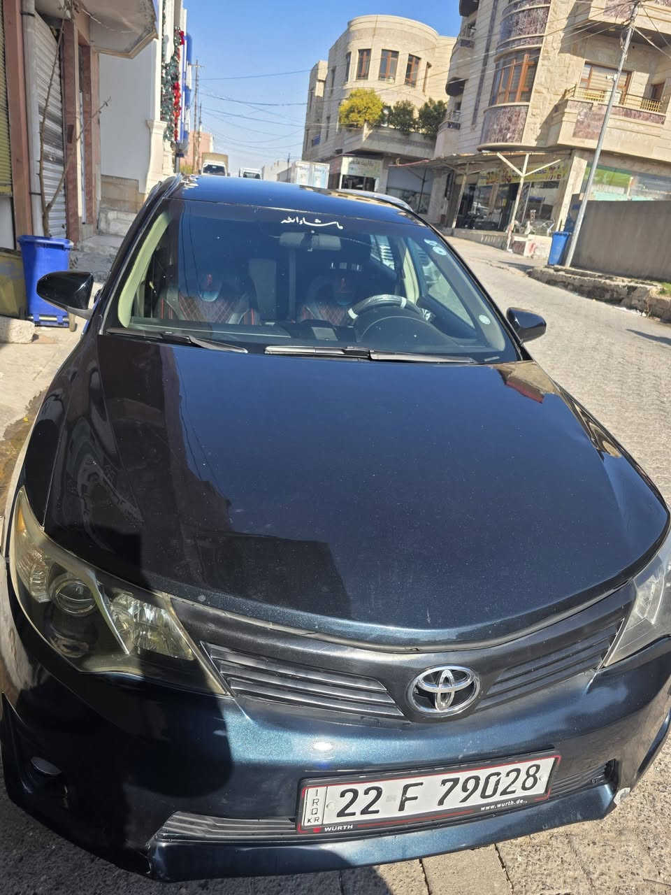 كامري ٢٠١٢ أمريكي ٣ قطع صبغ وسقف كلير  كير ومكينه بشرط تحويل او وكالة غرامات ٢٥٠$ ينكطع من سعرها مكاني زاخو الاتصال ***********
