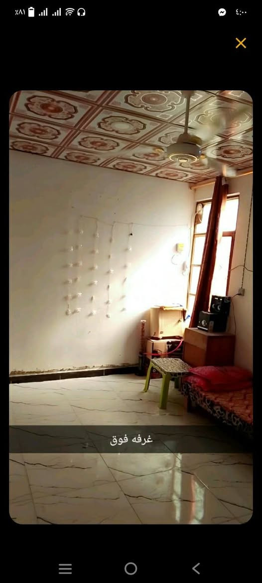 بيت ميت متر مقسمة الى مشتملات ثنين النداءمقابل مجمع السلام وهذاالرقم ***********شارع تجاري سعر الدولان ٣٥شارع
