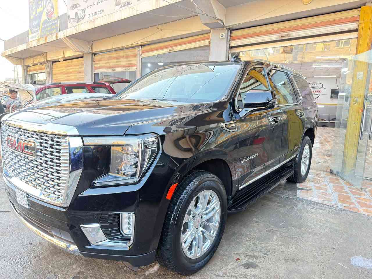 جيمسي يوكن 2023 
Slt
فول مواصفات عدا البانوراما 

جنطه جلاق 
كامرة ٣٦٠

كشن تدفئه تبريد 
كشن كهرباء 
محرك 5300
حساس امامي و خلفي 
شحن واير ليس 
داتشو 
الضرر كما موضح بالصور 

ربع جامرلغ امامي صبغ 

بدون ايرباك 

بعدها مامرقمه فحص مؤقت
للاستفسار الاتصال بالرقم او واتساب 
***********
