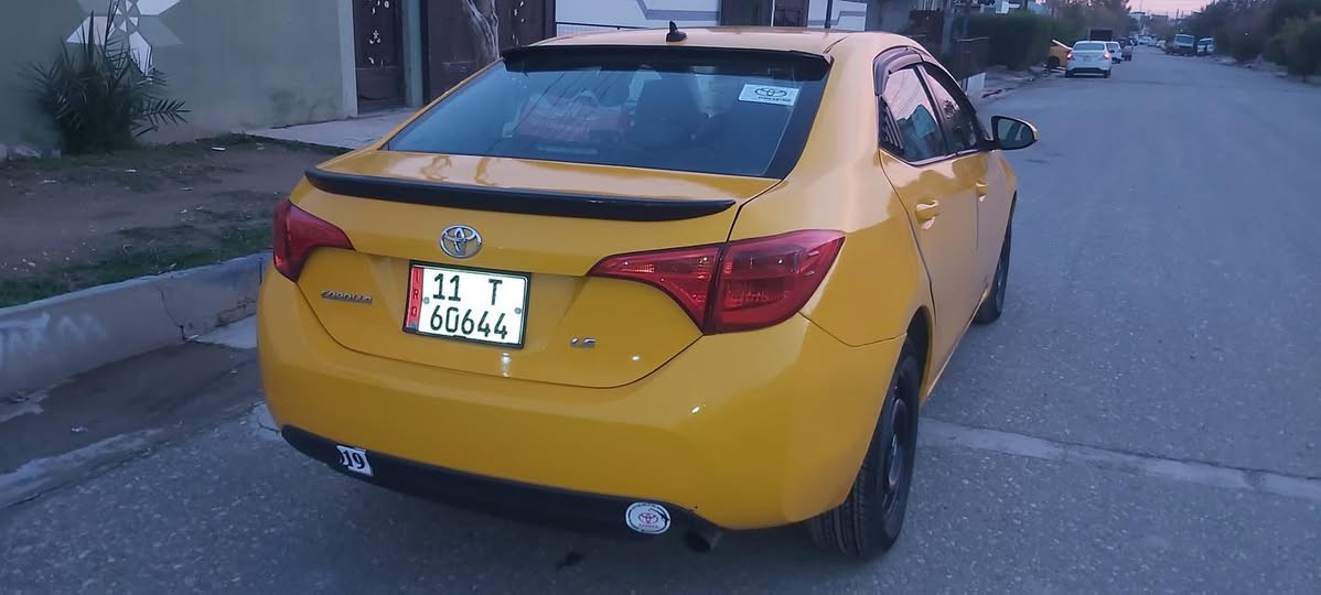 سلام عليكم كورلا للبيع موديل 2019 بيها جاملغ وبونيد طرف السكن وجاملغ الخلفي كذالك 3 قطع ضرر امريكا فقط سياره صبغ جديد رادار موجود نظام ايكو رقم جديد سنويه باسمنا  تريد وكالة تريد تحويل حاظر بيها دفتر بانزين بجم محدث se تخم تاير جديد سياره جاهزة على آخر حبايه السعر 142 وبيها مجال للطيبين مكاني كركوك 
هاتف / *********** /***********
