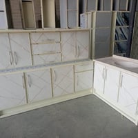 كاونتر ٢م • سنك مرمر ١م٢٠ • ملحق أرضي