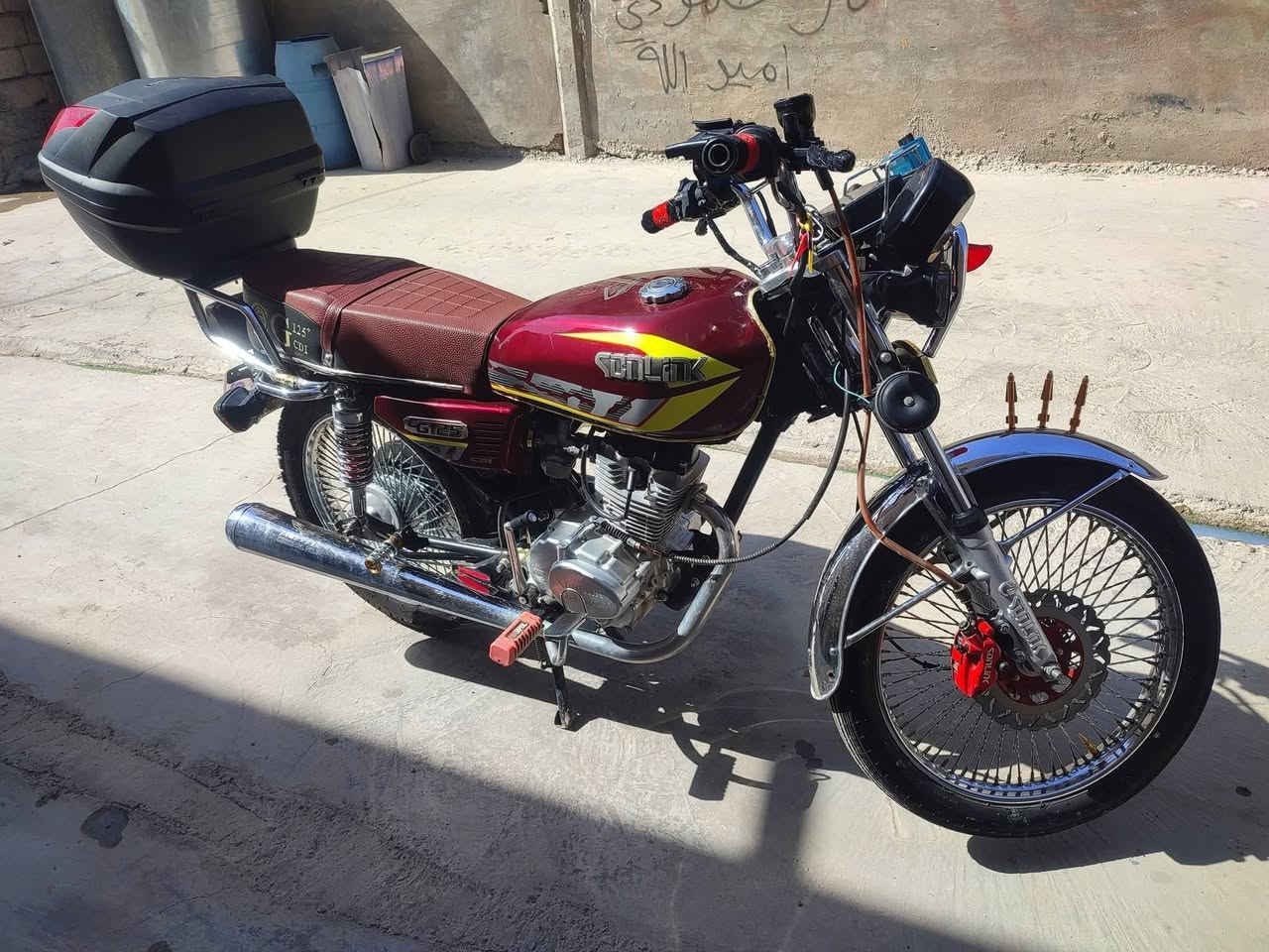 سلام عليكم
للبيع دراجه ايراني موبايل 2024
مكان جلولاء 
كل شغال مابي اي نقص ***********
